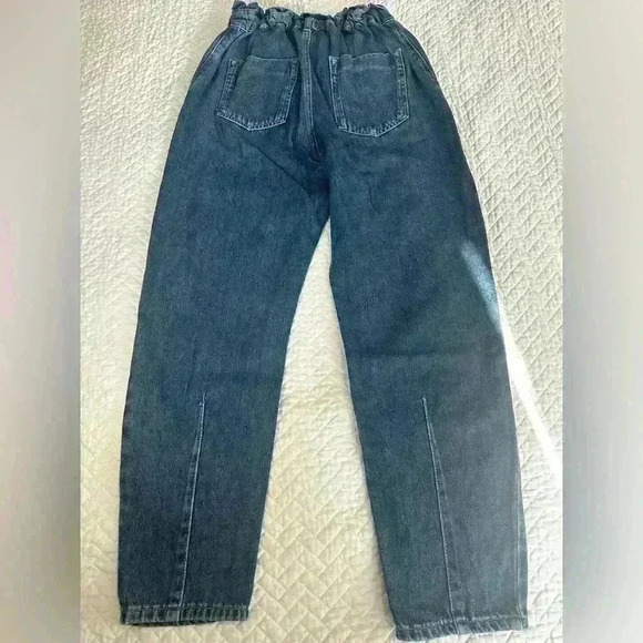 Zara Women's Jeans US 00 Blue 100% Cotton Mom - Picture 10 of 10